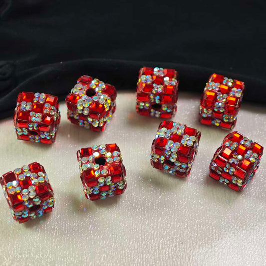 新044 2pcs 15mm Alloy Beads