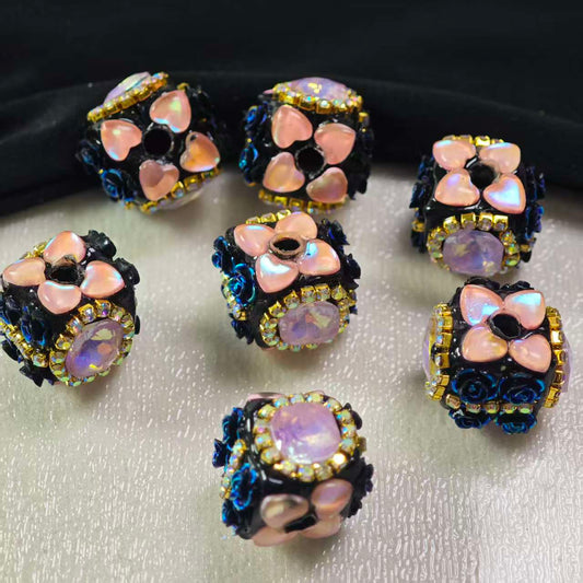 新047 2pcs 19*15.7mm Alloy Beads