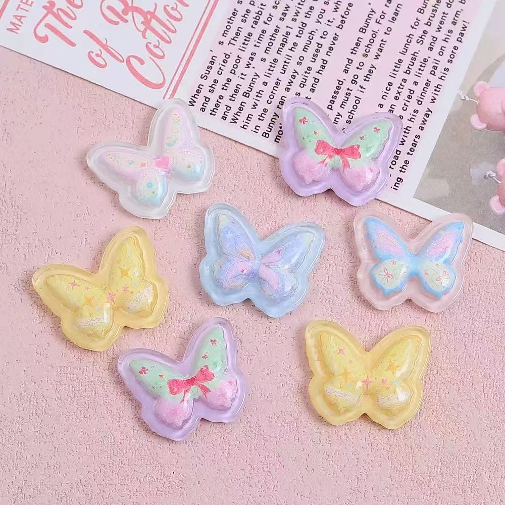 Yv055【presale】Colorful Crystal-Clear Butterfly DIY Resin Art