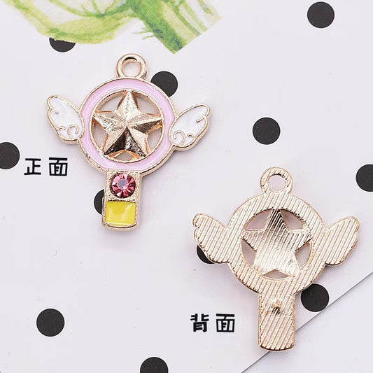 J194【Ready stock】Metal bead charm