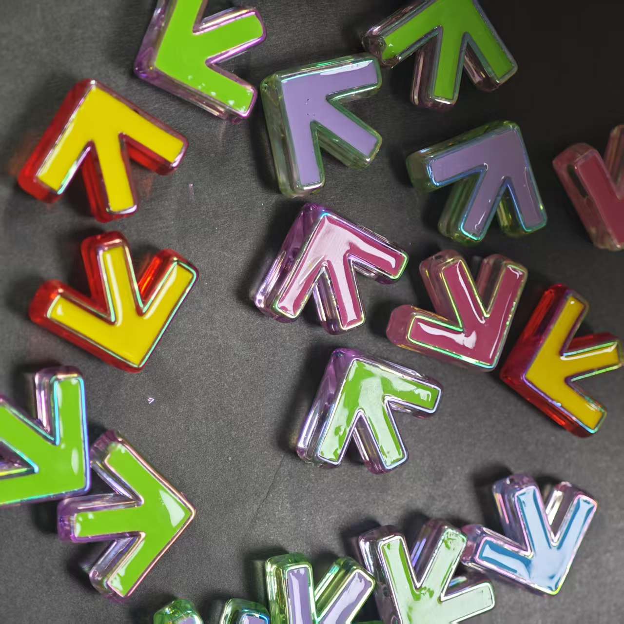 新021 19pcs 19.6mm Acrylic Beads