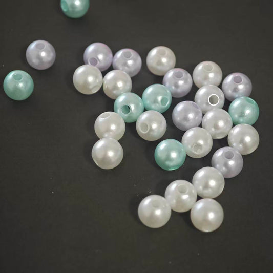 Z001【100pcs】7.5mm resin bead