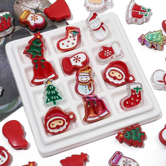 J281【Ready stock】 christmas Acrylic Beads