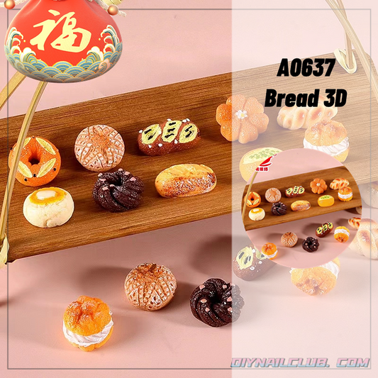 A0637 bread 3d（pre-sale）