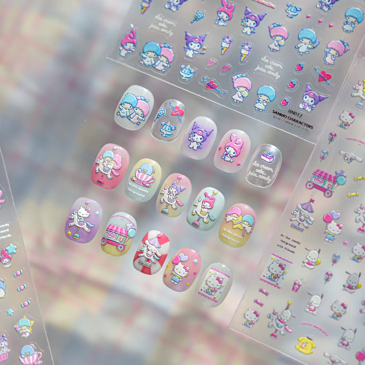 Yv111【presale】san 3D Nail Stickers