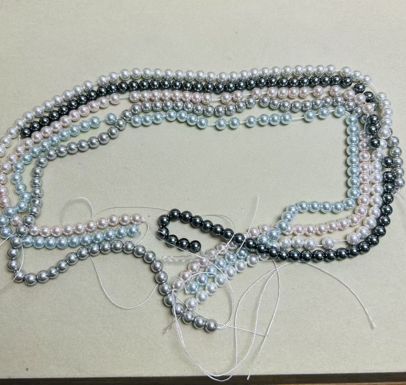 J522【Ready stock】Nary's pearls set（6mm）