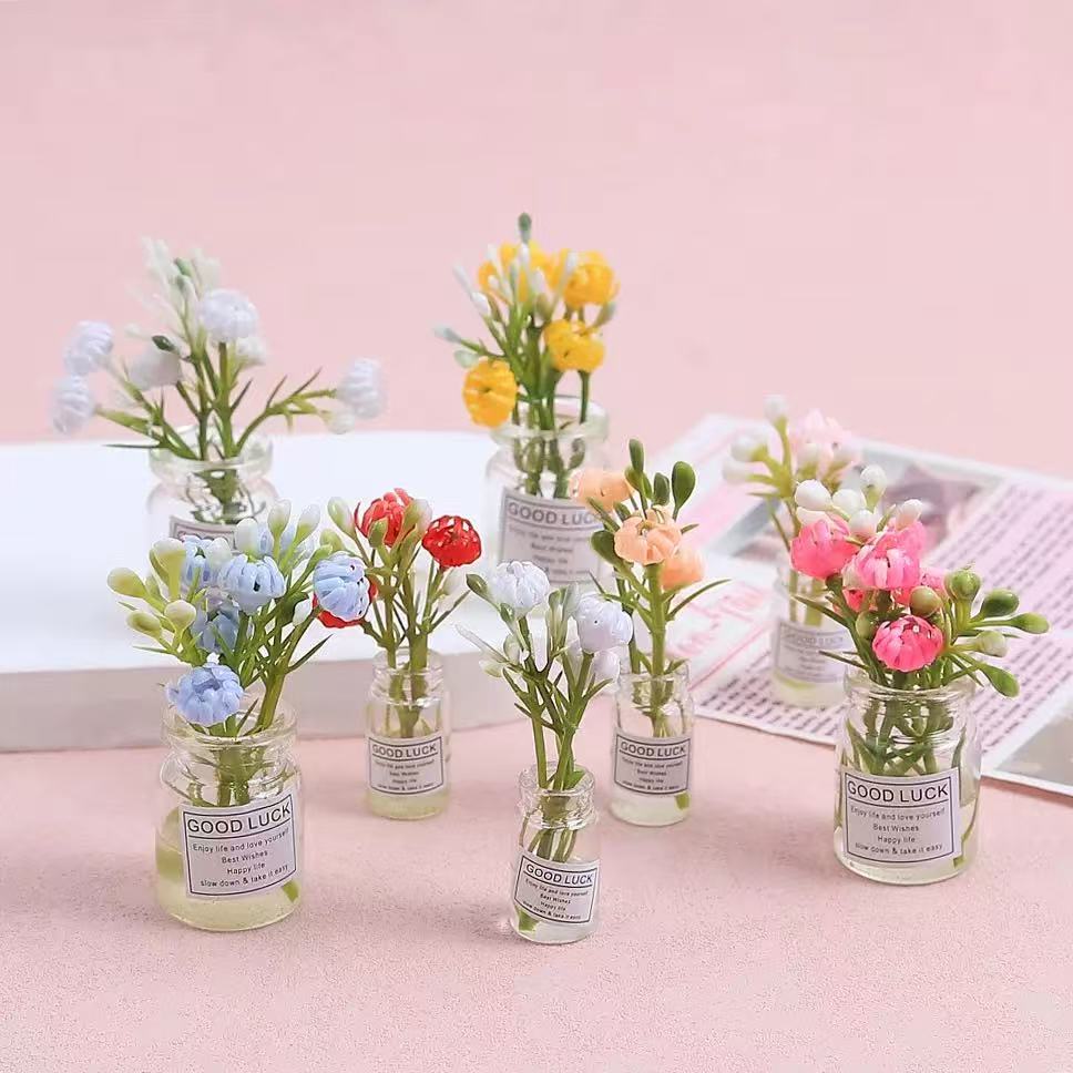 Yv054【presale】8-Style Large Glow-in-the-Dark Mini Vase – DIY Resin Craft