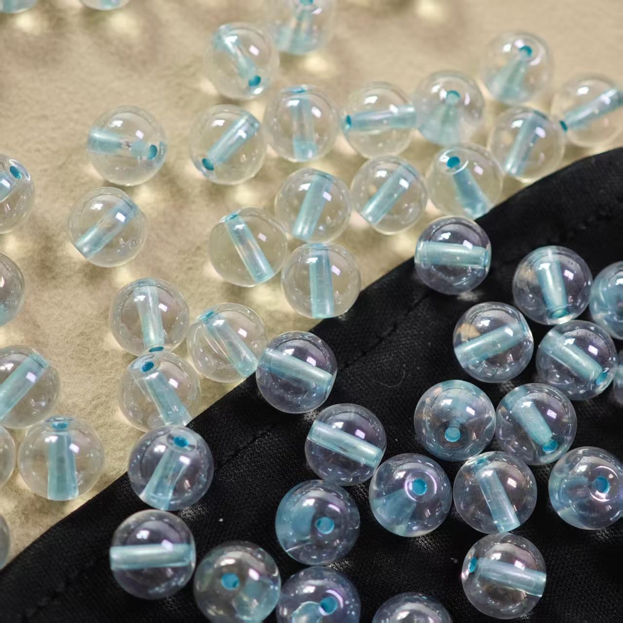 B021【25pcs】 8mm  glass beads