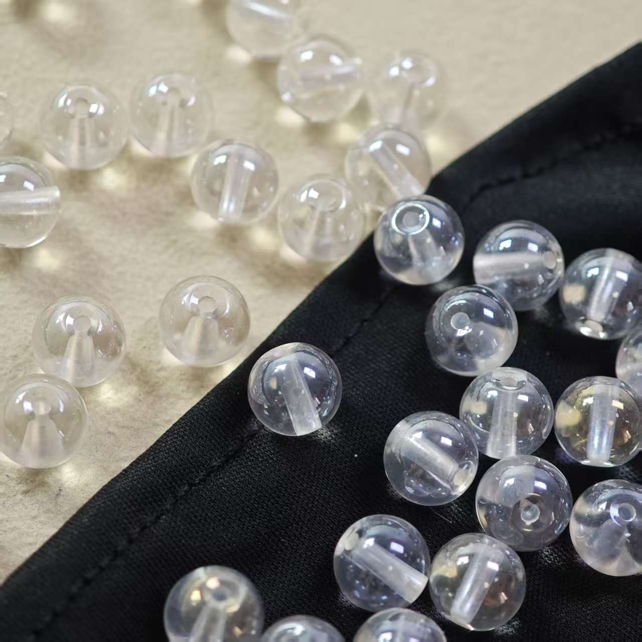 B022【25pcs】 8mm  glass beads