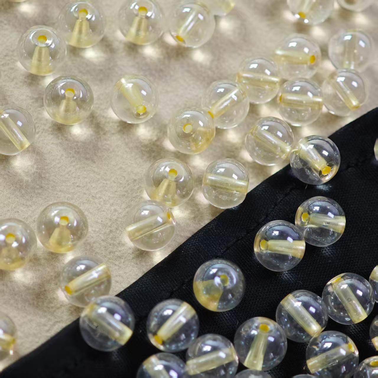 B025【30pcs】 8mm  glass beads