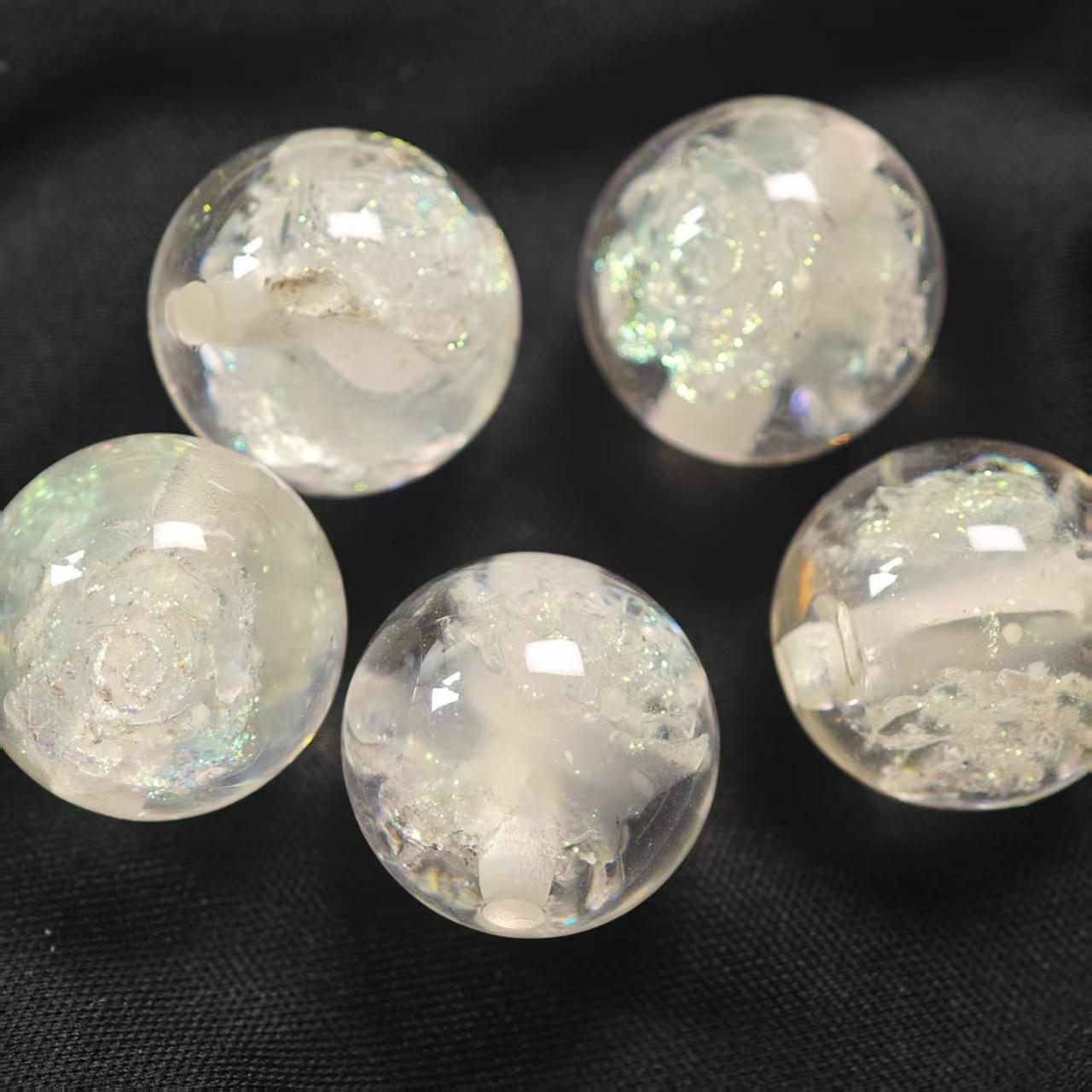 E002【5pcs】 16mm resin beads