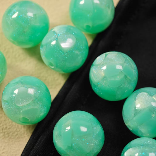 E028【5pcs】 16mm resin beads