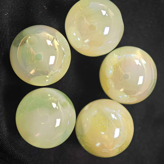 E033【5pcs】 16mm resin beads