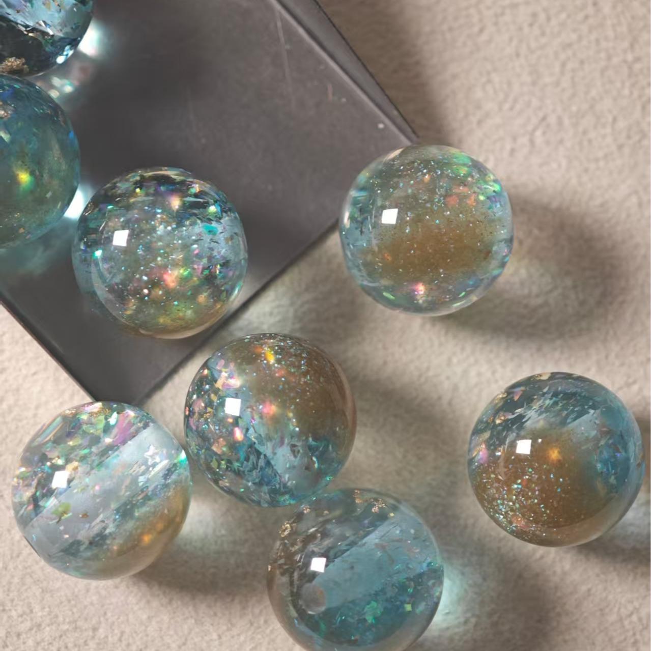 E038【10pcs】 16mm resin beads