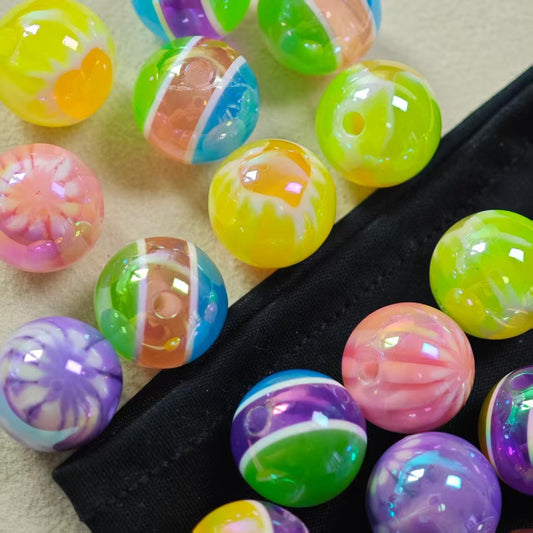 E052【9pcs】 16mm resin beads