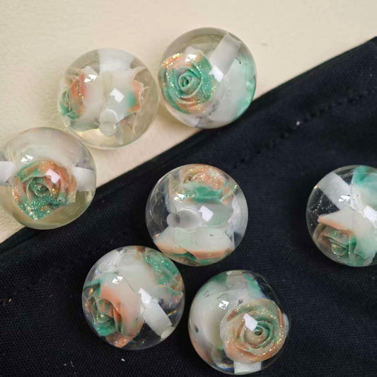 E054【5pcs】 16mm resin beads
