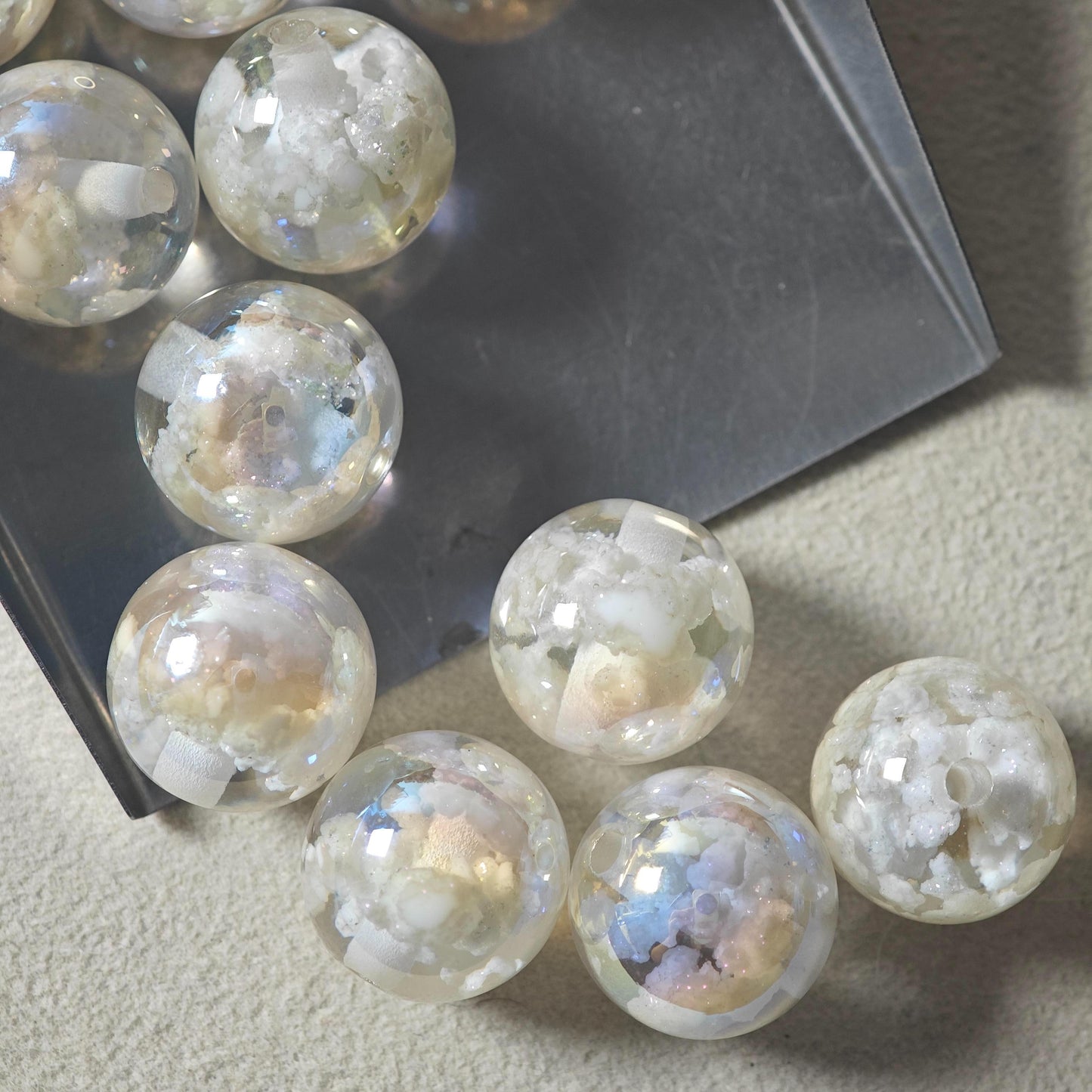 E057【5pcs】 16mm resin beads