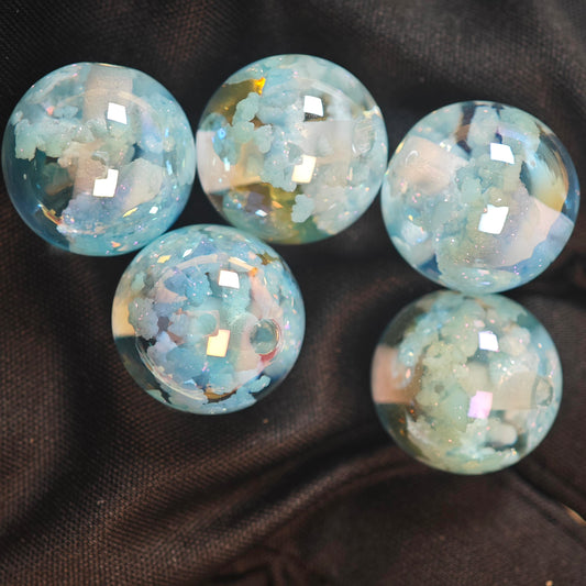 E077【5pcs】 16mm resin beads