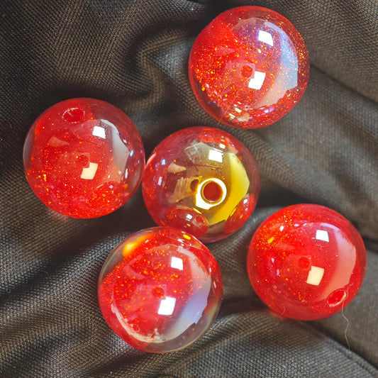 E079【5pcs】 16mm resin beads