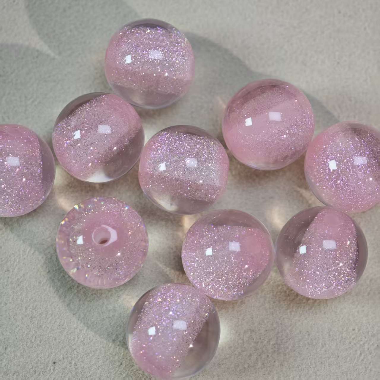 E096【10pcs】 16mm resin beads