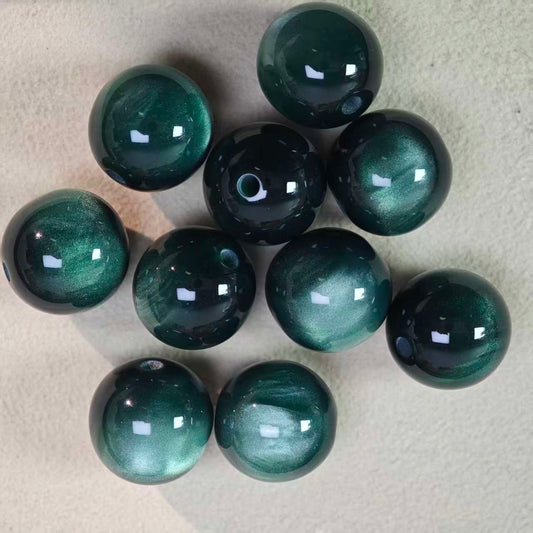 E099【10pcs】 16mm resin beads