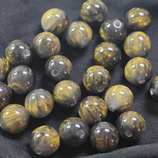 F002【25pcs】10mm resin beads