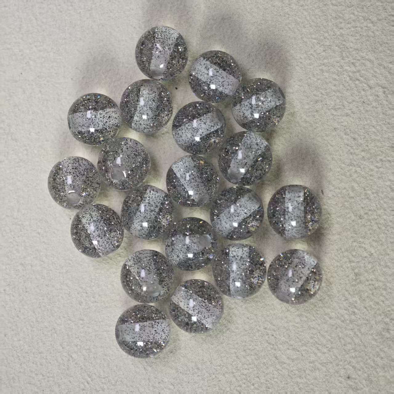 F027【25pcs】10mm glass beads