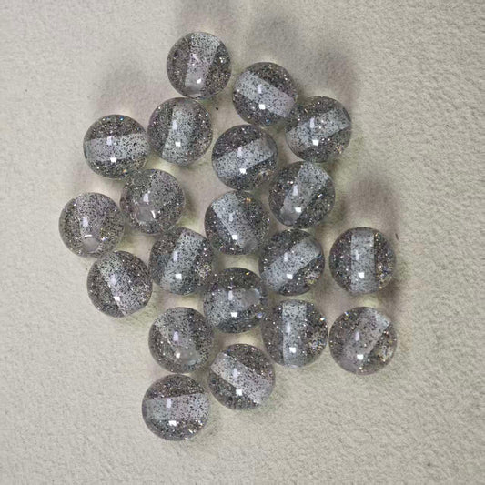 F027【25pcs】10mm glass beads