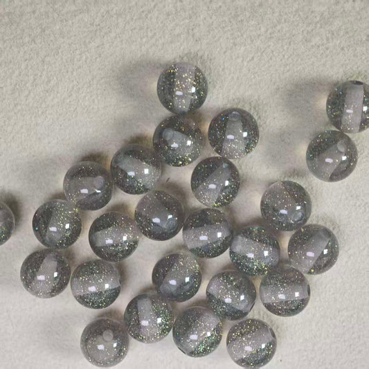 F034【25pcs】10mm glass beads