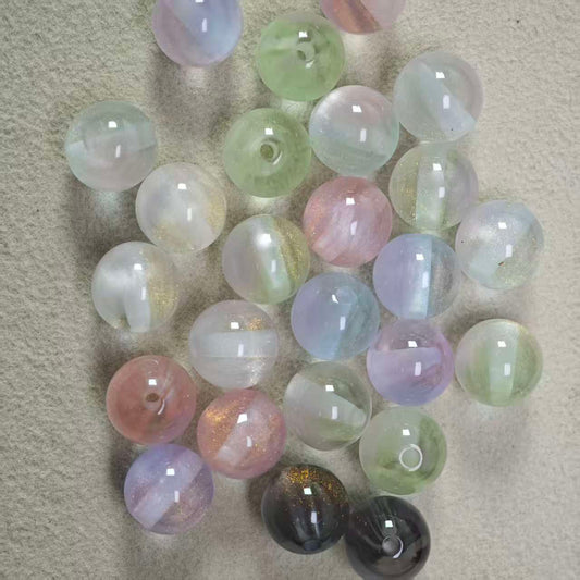 F038【25pcs】10mm glass beads