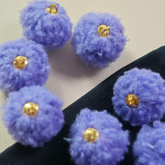 H041【10pcs】16mm fluffy beads