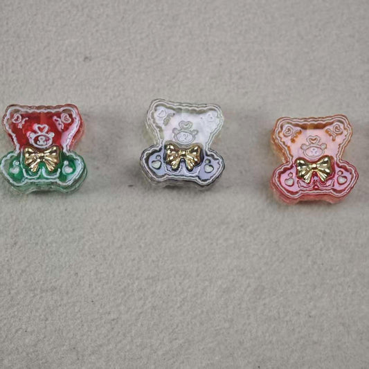 J001【3pcs】Korean glue bead