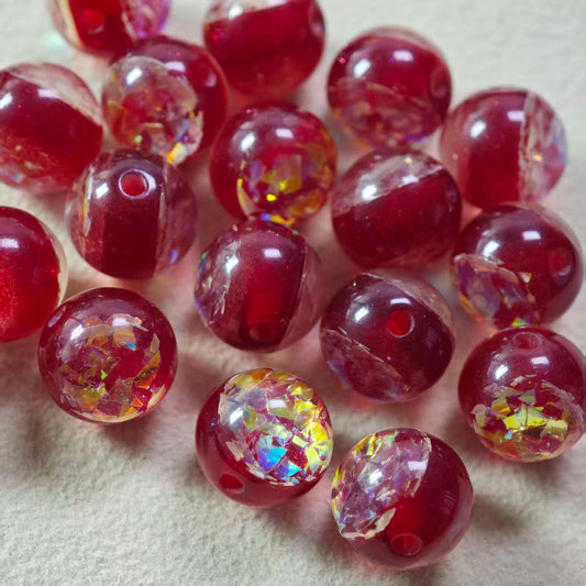K004【20pcs】12mm resin bead