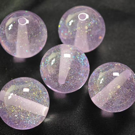 L001【5pcs】20mm resin beads