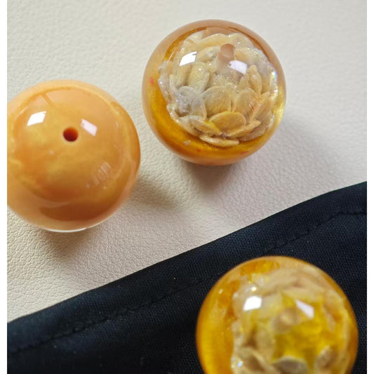 L003【1pcs】24.5mm resin beads