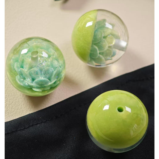 L004【1pcs】24.5mm resin beads