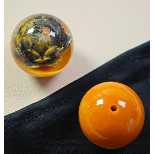 L006【1pcs】24.5mm resin beads