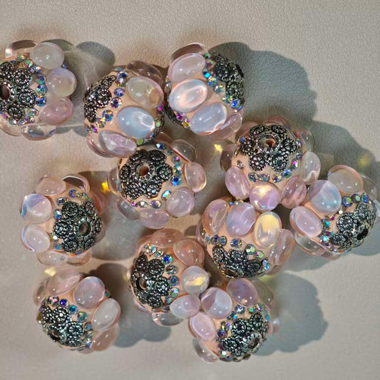 M009【2pcs】 Alloy beads