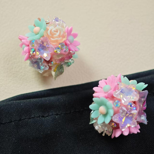 M019【2pcs】  Alloy beads