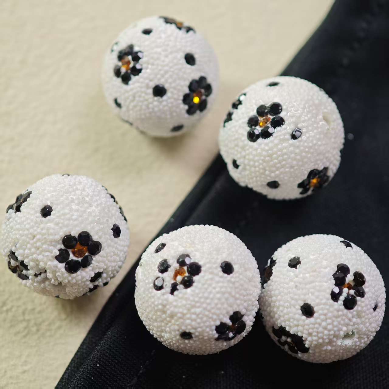 M024【5pcs】16.3mm Alloy beads