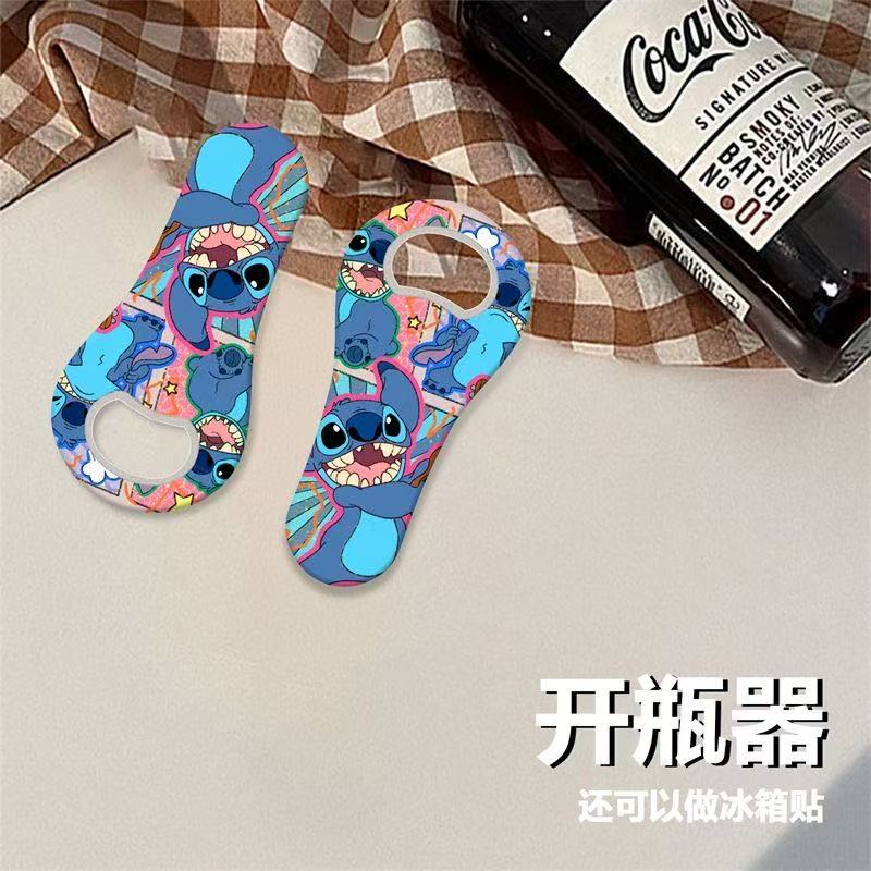 Z004【NEW】stitch Bottle opener refrigerator sticker