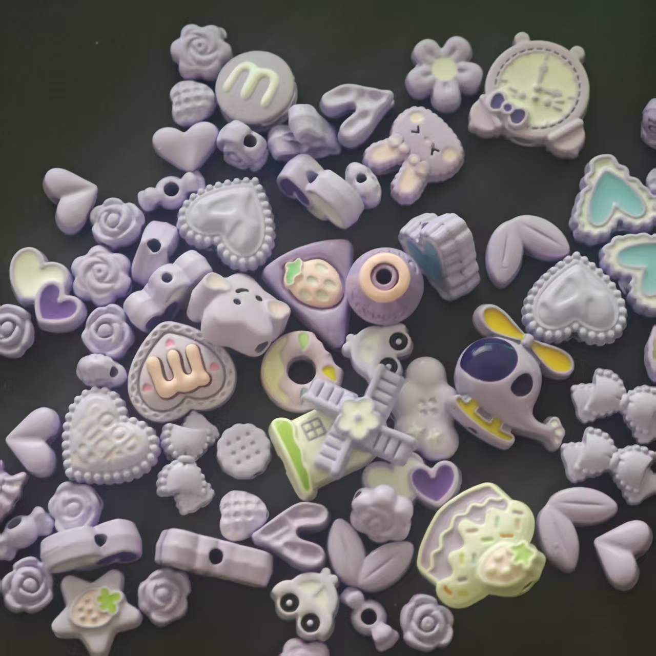 z017 50 alloy beads