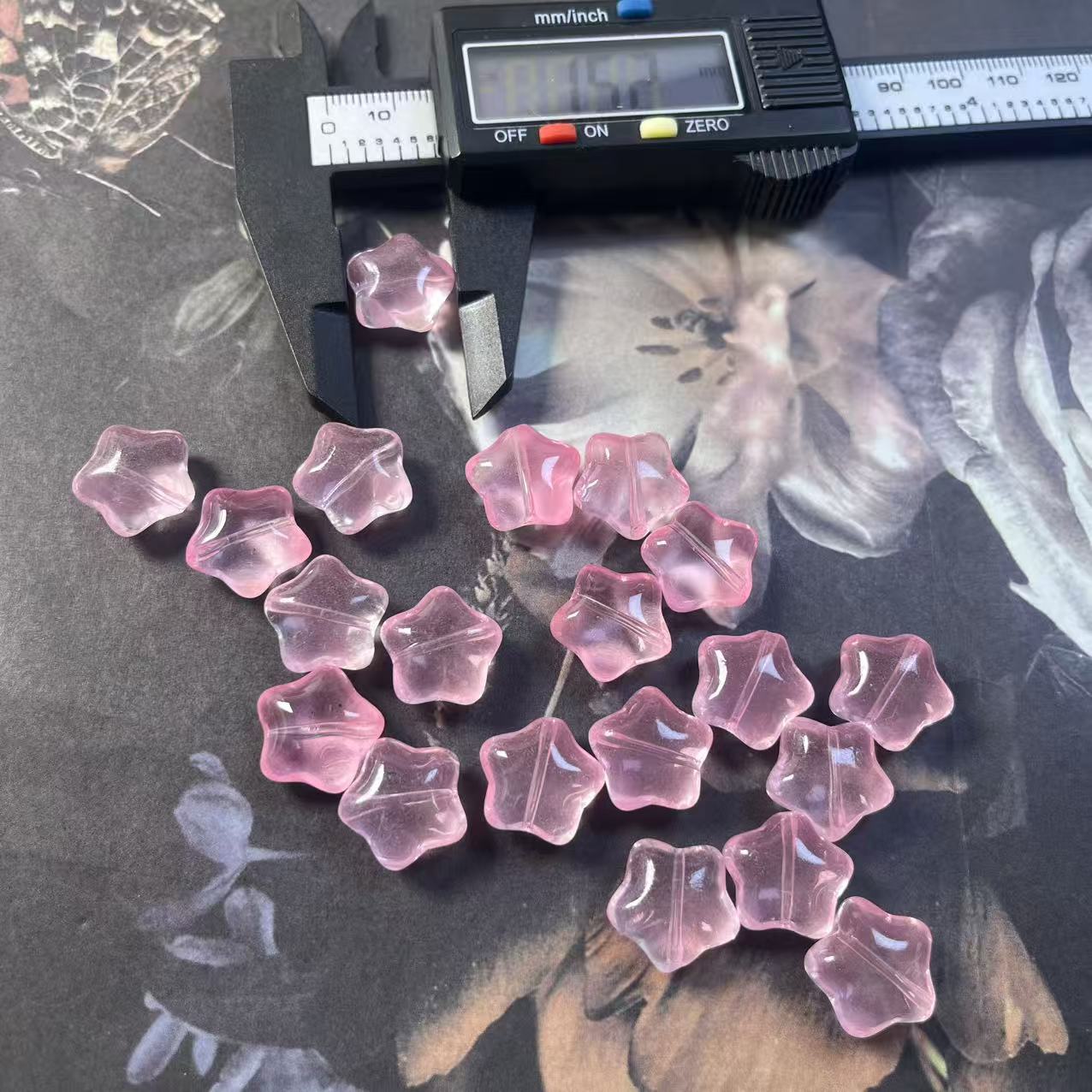 新054【20pcs】15mm glass Bead