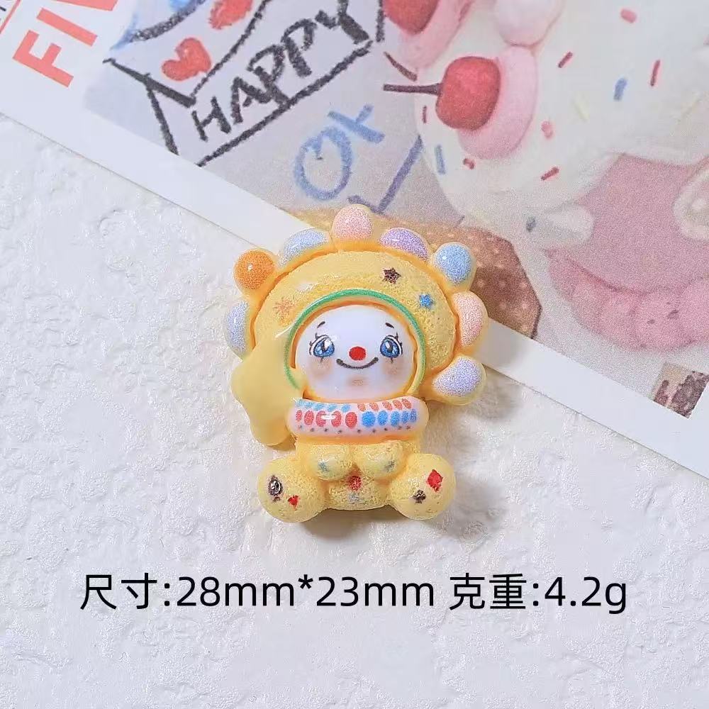 Yv058【presale】Cute Multi-Colored Doll – Resin DIY Craft