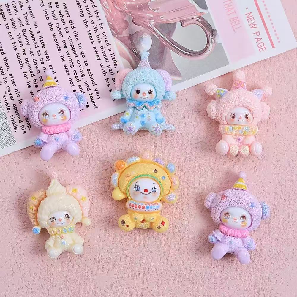 Yv058【presale】Cute Multi-Colored Doll – Resin DIY Craft
