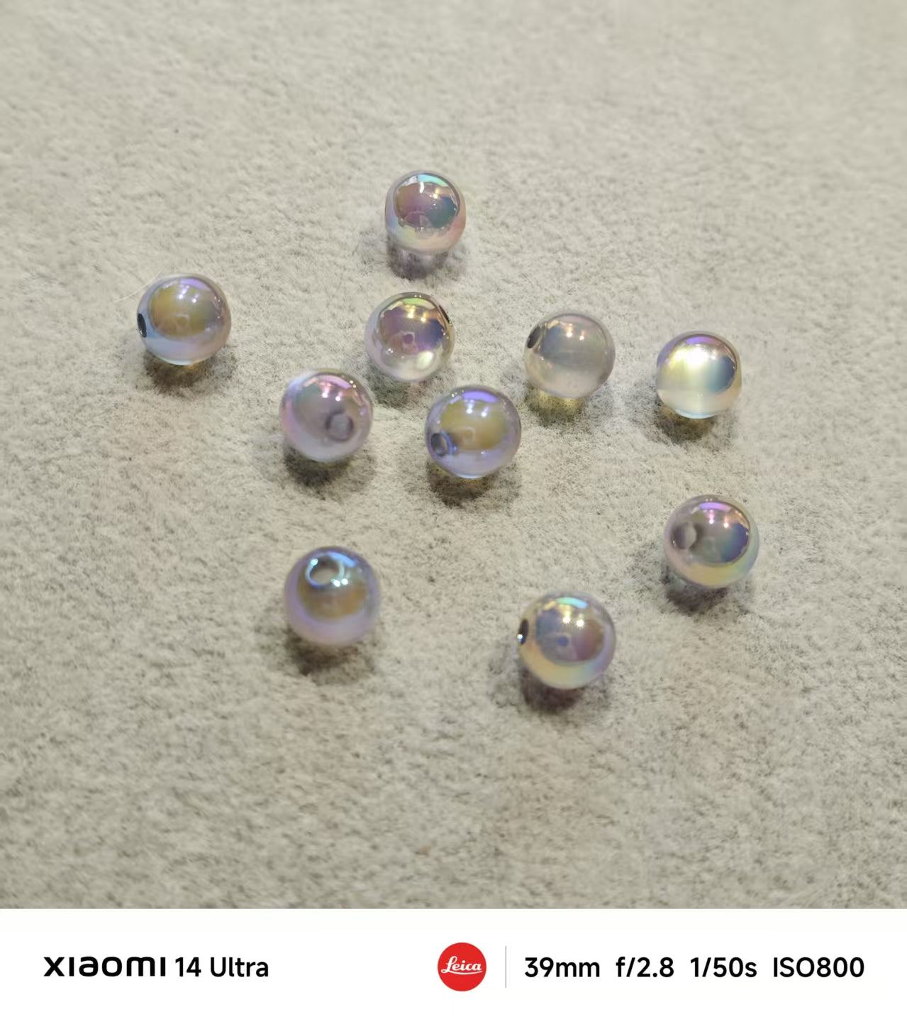 AJ354 【10Pcs】 High-Quality 6mm Resin Beads