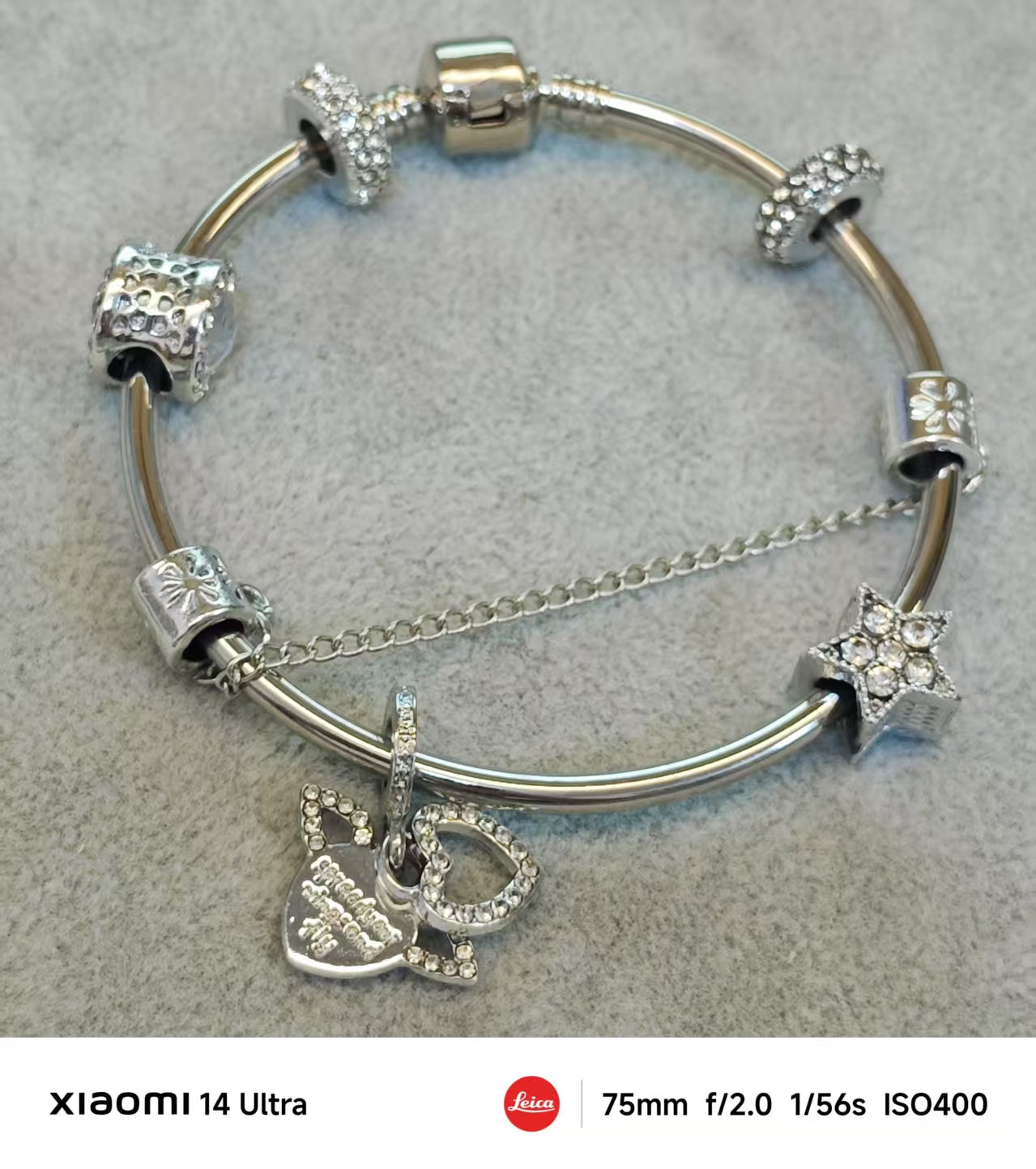 AJ336 Finished Silver Cuff Bracelet